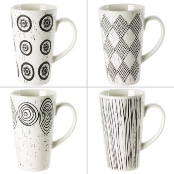 COFFRET 4 TASSES PALAWAN 18 CL - Photo N°2