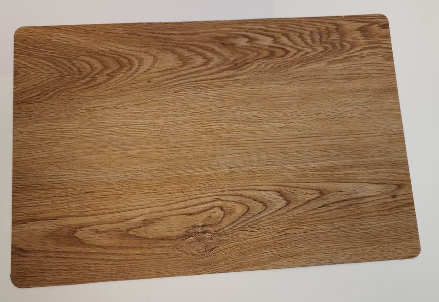 SET DE TABLE PVC 30 X 45 CM FACON BOIS CHENE HUILE - Photo N°4