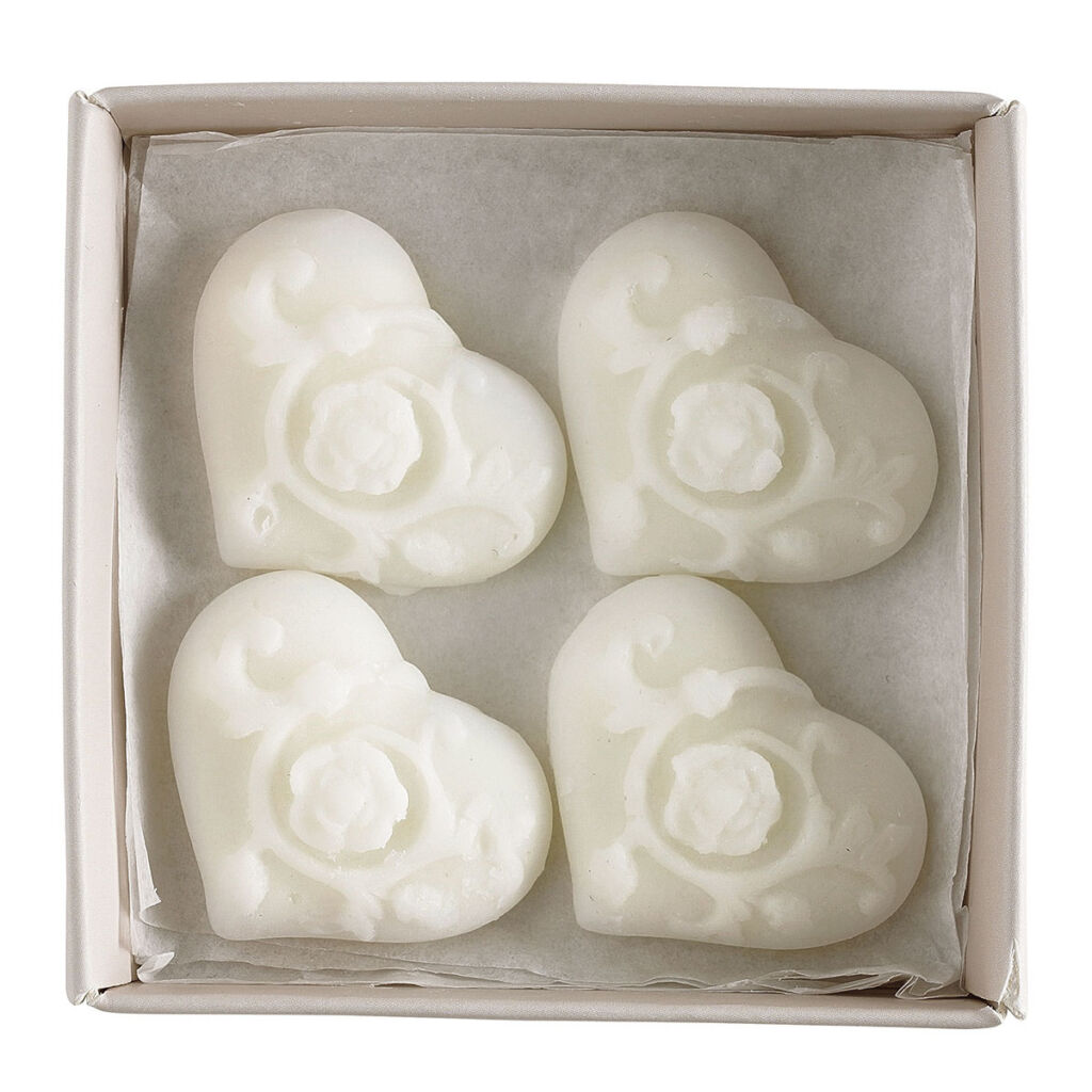 BOITE DE 4 DECORS FONDANTS COEUR ARABESQUE SENTEUR MARQUISE - Photo N°3