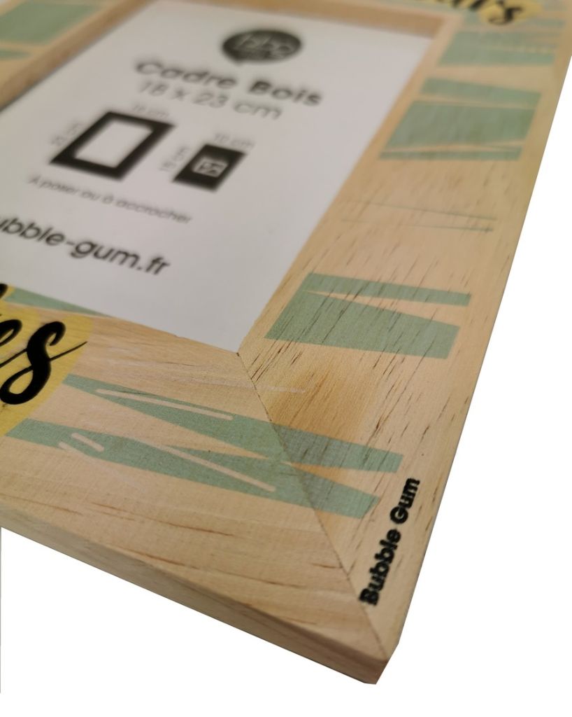 CADRE PHOTO BOIS IMPRIME MES MEILLEURS POTES FORMAT 10 X 15 CM - Photo N°3