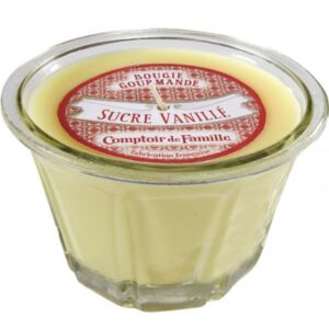 BOUGIES SUCRE VANILLE GOURMANDE COMPTOIR DE FAMILLE