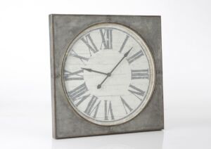 GRANDE HORLOGE ZINC XXL DIAMETRE 99 CM