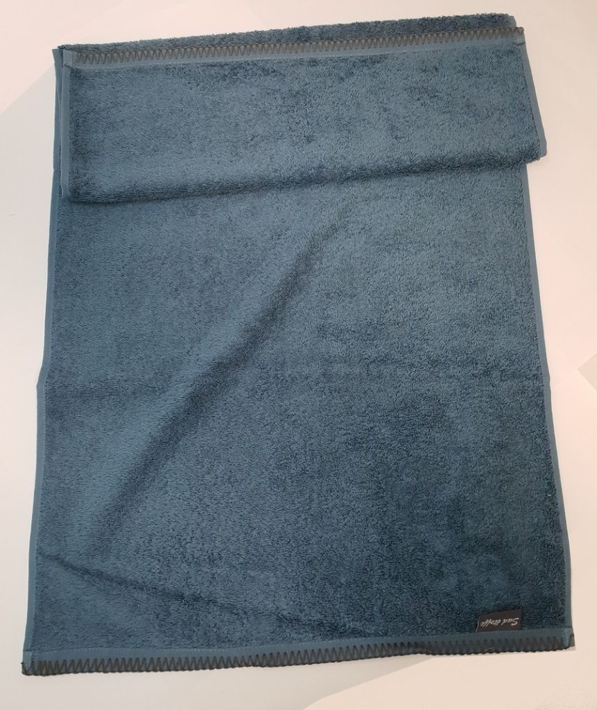 SERVIETTE  100 % COTON 550 GRS 50x 100 GRAND HOTEL BLEU - Photo N°1