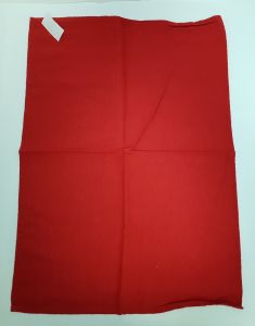TORCHON CARACTERE 100% LIN 50 X 70 ROUGE
