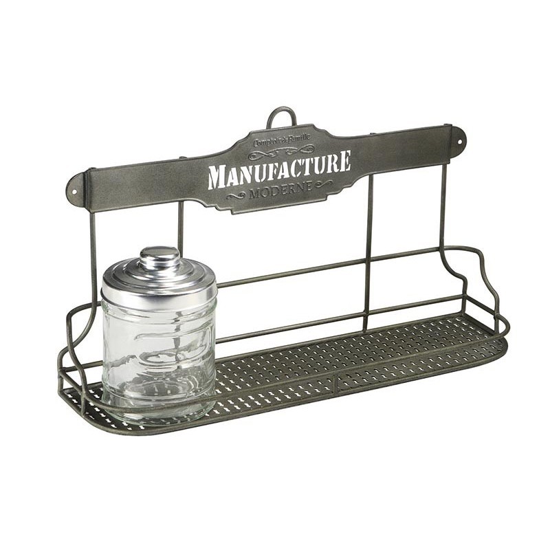 ETAGERE MANUFACTURE MODERNE ETROITE 44 X 12 X 25 CM - Photo N°1