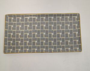 PLAT RECTANGLE REPLAY CARRES 17 X 32 X 1.5 CM