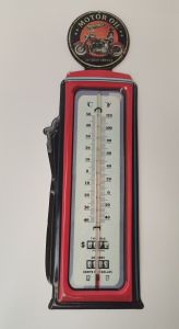 THERMOMETRE METAL MOTO NEW YORK DIM 16 X 48 CM