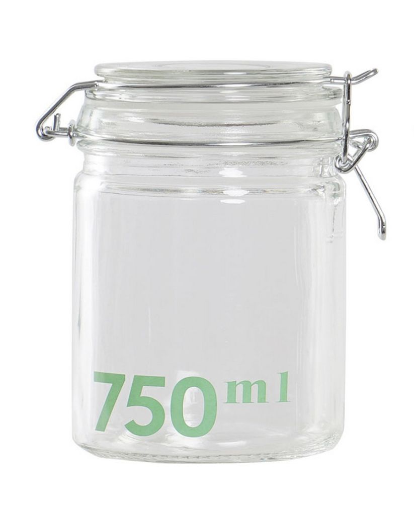 BOCAL 0.750 LITRE COUVERCLE HERMETIQUE DIAM 10 X 14.5 CM - Photo N°1