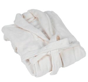 PEIGNOIR MICROFIBRE ECRU 100% POLYESTER 280 GSM