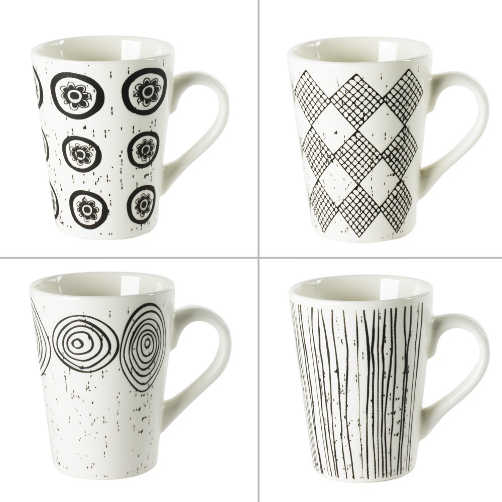 COFFRET 4 TASSES PALAWAN 18 CL - Photo N°1