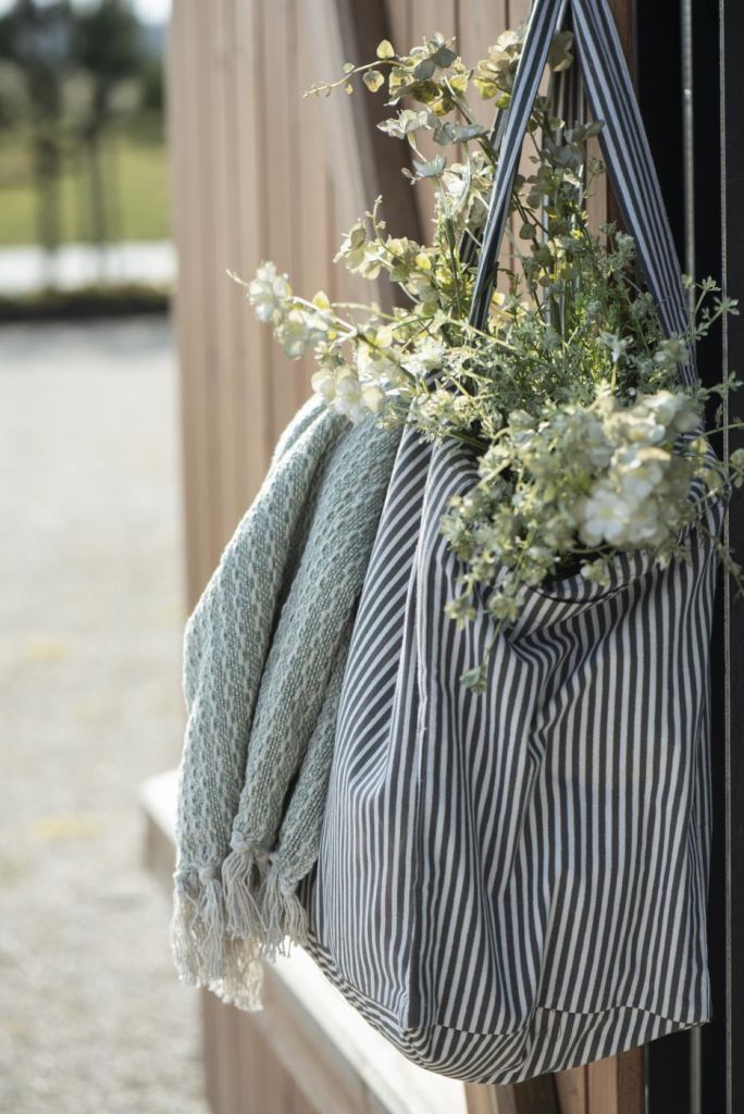 BRANCHE DE FLEURS TON BLANC  10 X 50 CM - Photo N°3