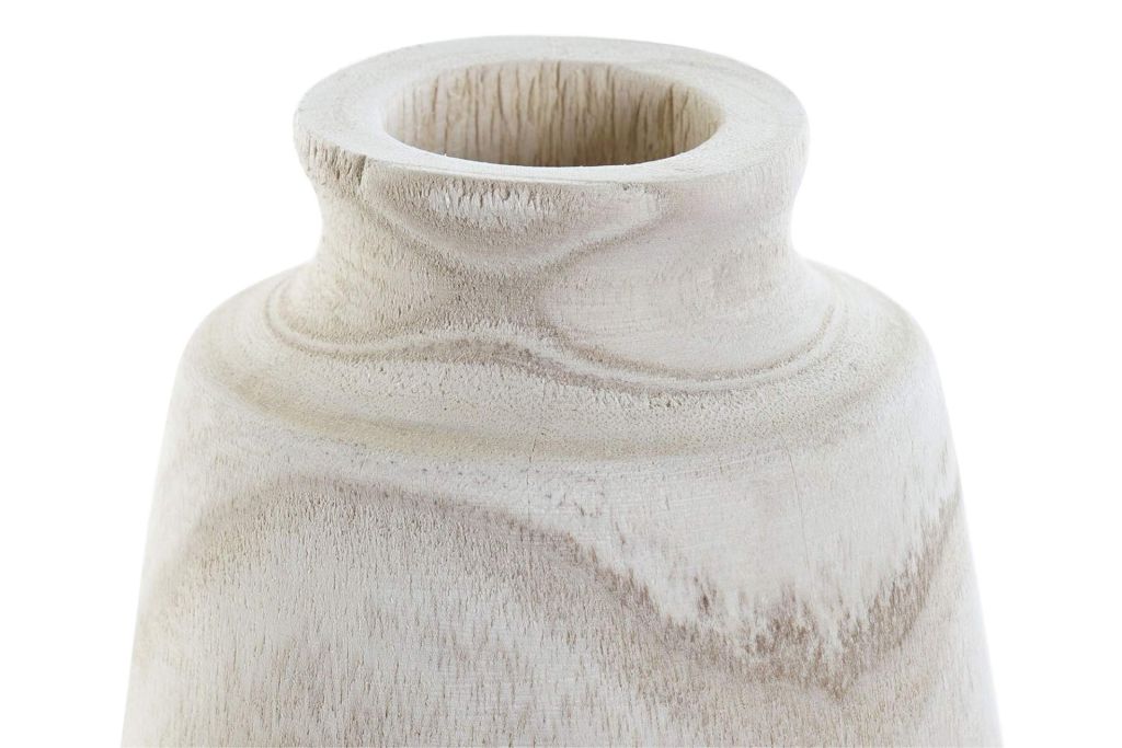 VASE EN BOIS PAULOWNIA NATUREL 15 X 15 X 28 CM - Photo N°3
