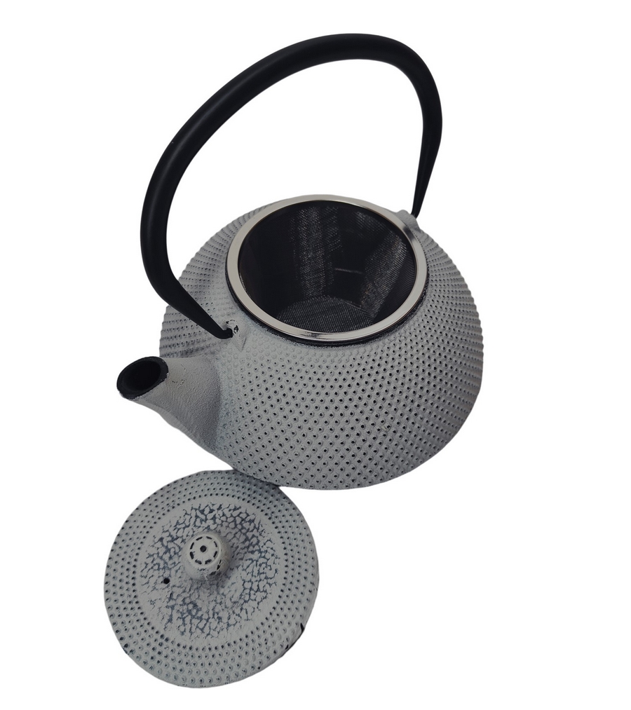 THEIERE FER FONTE  INOX 1.3 L BLANC 20 X 18 X 13 CM - Photo N°4