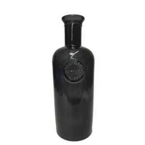 VASE BOUTEILLE ADELE VERRE RECYCLE QUARTZ 2.3 LITRES 13 X 35 CM