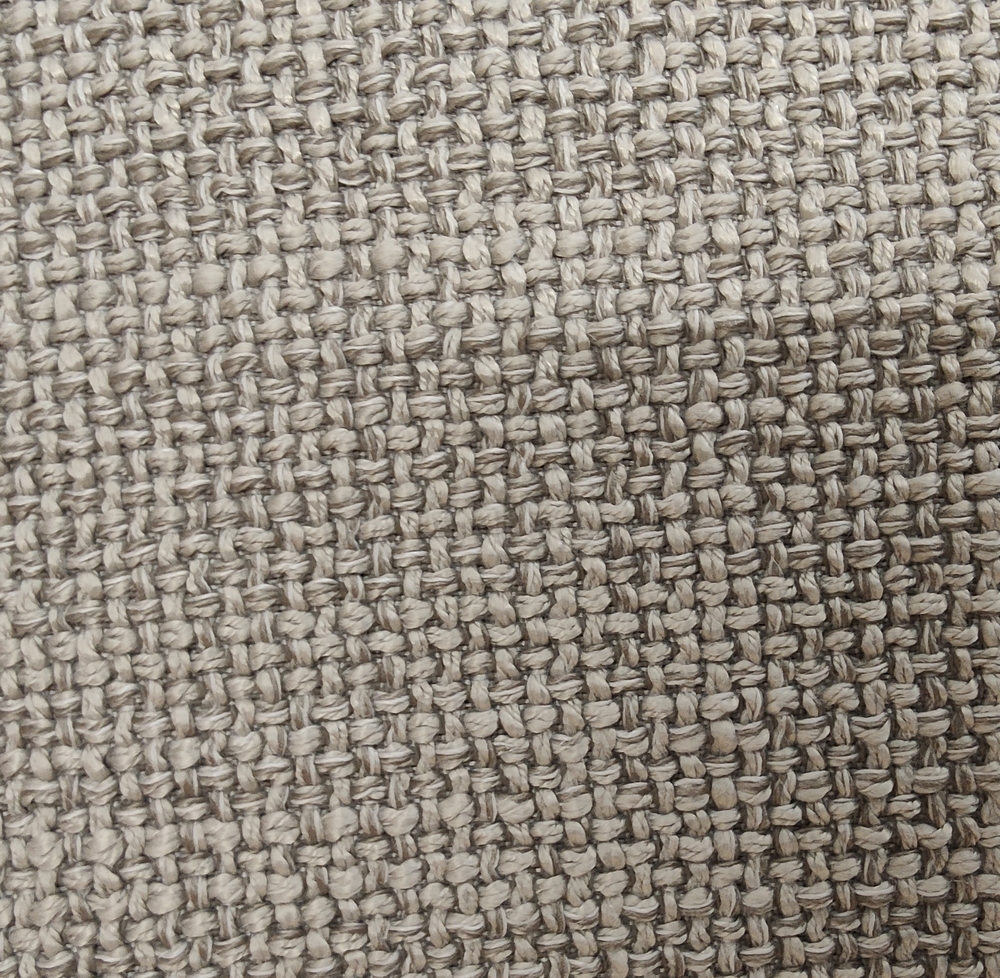 CHAISE VERMONT PIED METAL NOIR ET DORE 50 X 56 X 84 CM TISSU TAUPE - Photo N°3