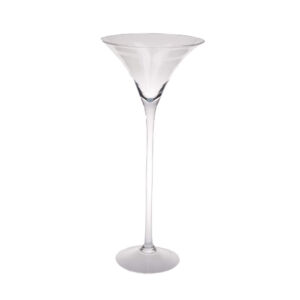 VASE VERRE A COCKTAIL TRANSPARENT 60 X 16 CM