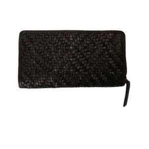 LE PORTEFEUILLE MADAME DE MORGADO PIEL COULEUR NOIR 19 X 10 X 3 CM