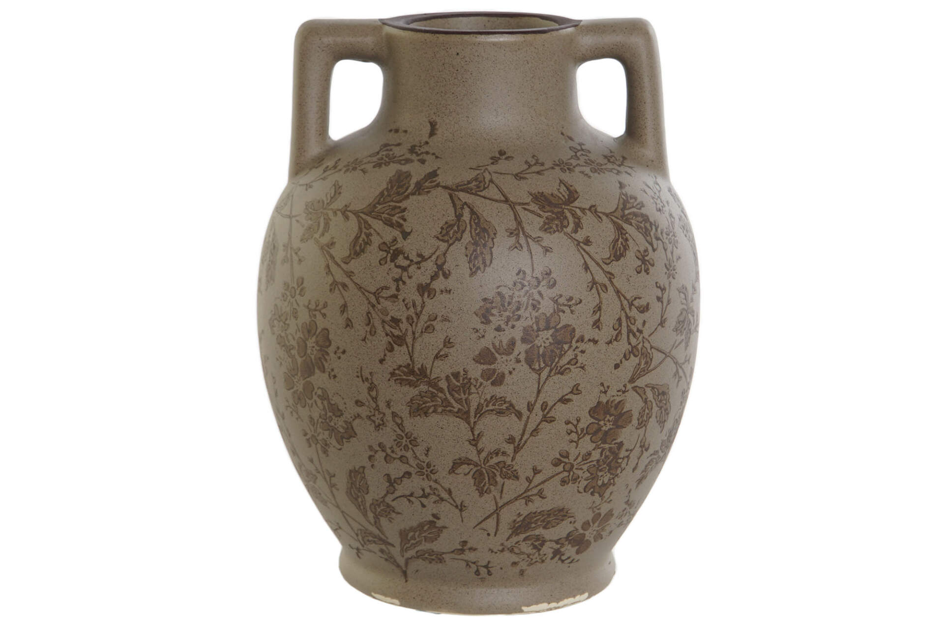 Vase Céramique Ombre Jaune Motif Nid D'abeille - Décoration Maison