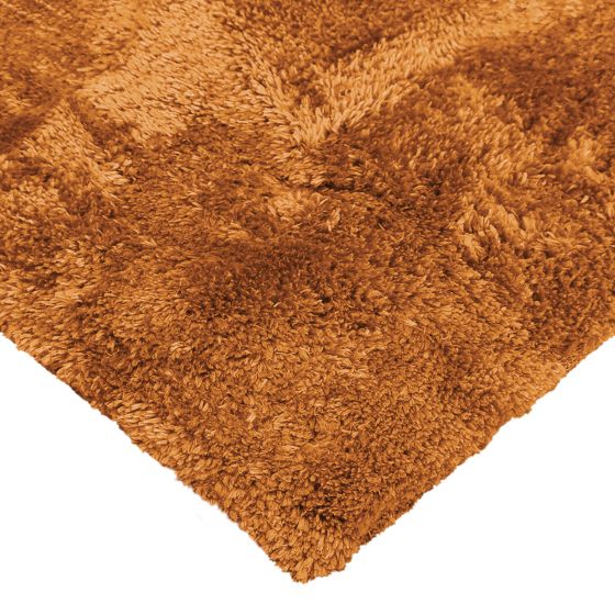 TAPIS DE SOL POILS LONG EXTRA DOUX SAUVAGE COULEUR OCRE 160 X 230 CM - Photo N°3