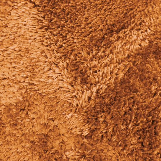 TAPIS DE SOL POILS LONG EXTRA DOUX SAUVAGE COULEUR OCRE 160 X 230 CM - Photo N°4