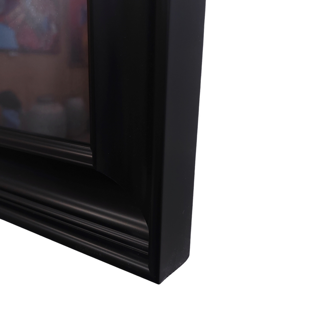 IMPRESSION FEMME FUMEUSE NOIR ET BLANC LIQUID GEL ET STRASS 76 X 116 CM - Photo N°2