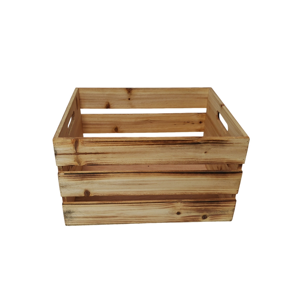 CAISSE BOIS COLLECTION DESIGN INTERIEUR  38 X 30 X 22 CM - Photo N°2