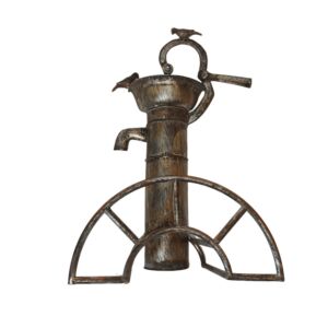 SUPPORT TUYAU D ARROSAGE POMPE A BRAS 30 X 54 X 21 CM