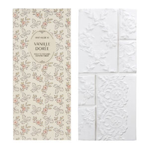 TABLETTE PARFUMEE SECRET D'ARMOIRE VANILLE DOREE