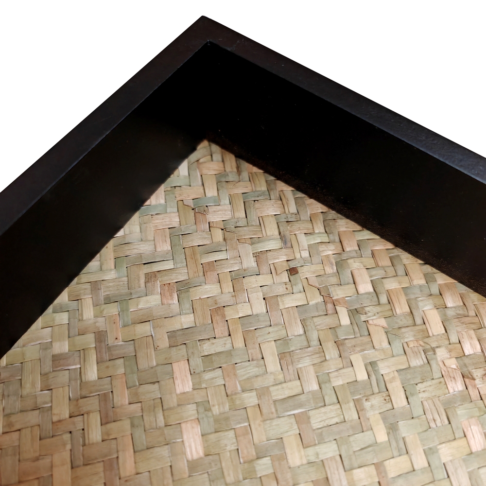 Garcia De Pou BANDEJA 43x29x3 5 CM NEGRO MADERA (1 UNID.) Rebajas Baratas | Hogar Y Jardín