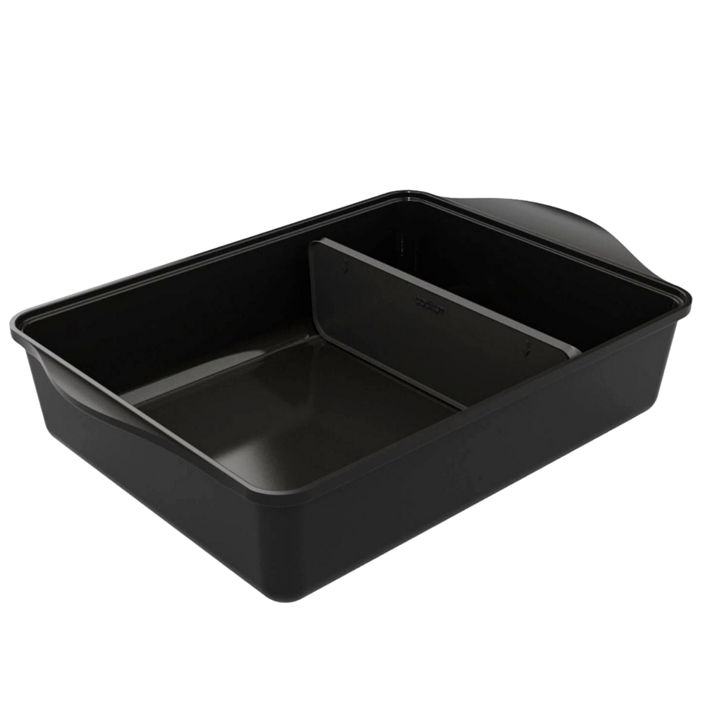 L'INCROYABLE PLAT A FOUR AJUSTABLE COULEUR NOIR GRAPHITE - Photo N°1