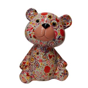 TIRELIRE OURS TOTO POMME PIDOU BLANCHE