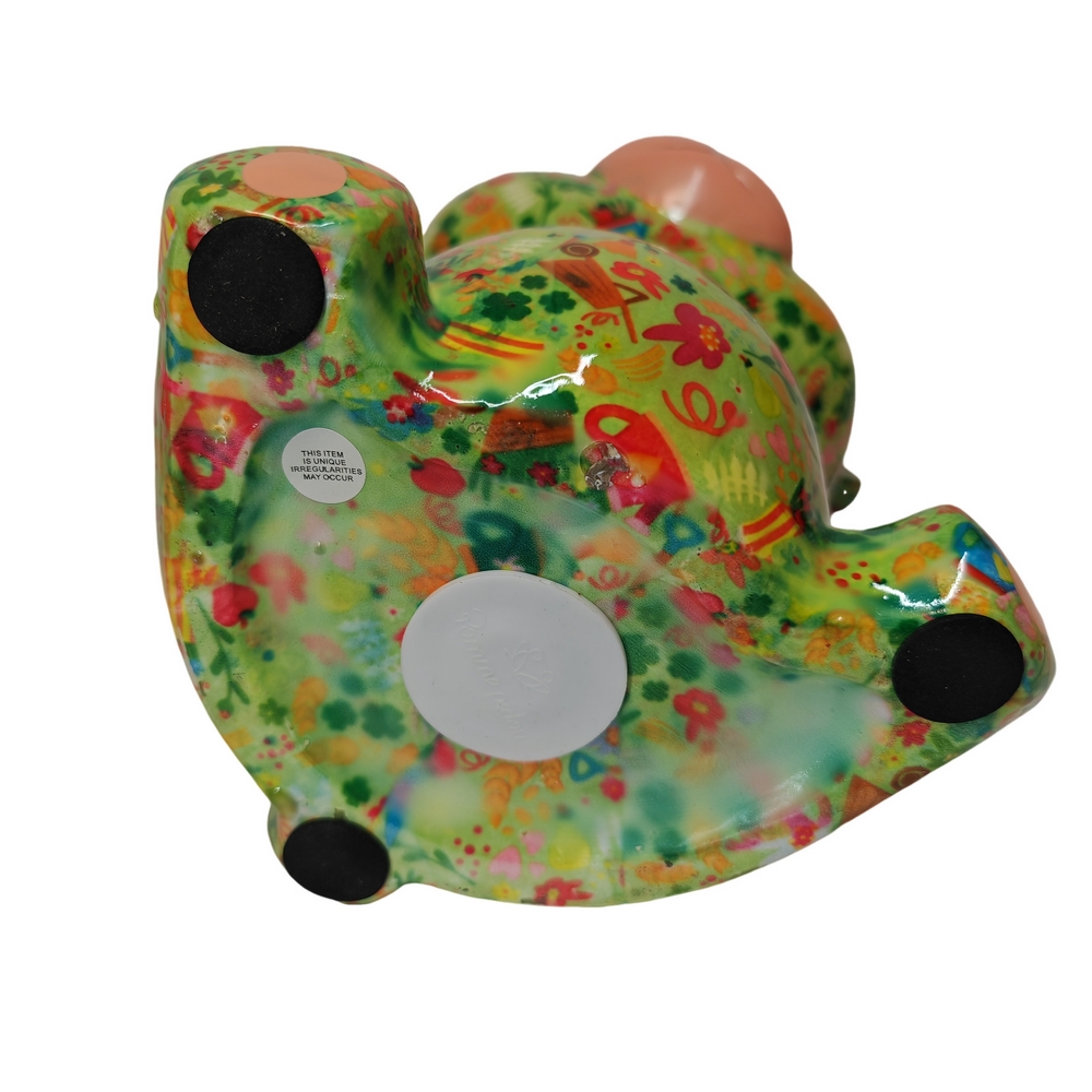 TIRELIRE OURS TOTO POMME PIDOU VERTE - Photo N°2