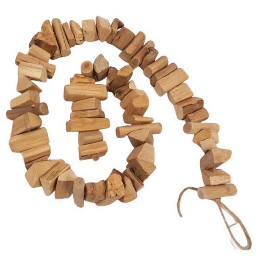 SUSPENSION EN MORCEAUX DE BOIS FLOTTE +/- 150 CM - Photo N°4