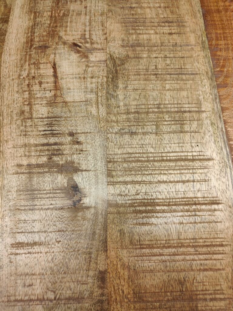 DRESSOIR EN MANGUIER MASSIF ET METAL 2 PORTES COUL 7 TIROIRS 150 X 90 X 40 CM - Photo N°4