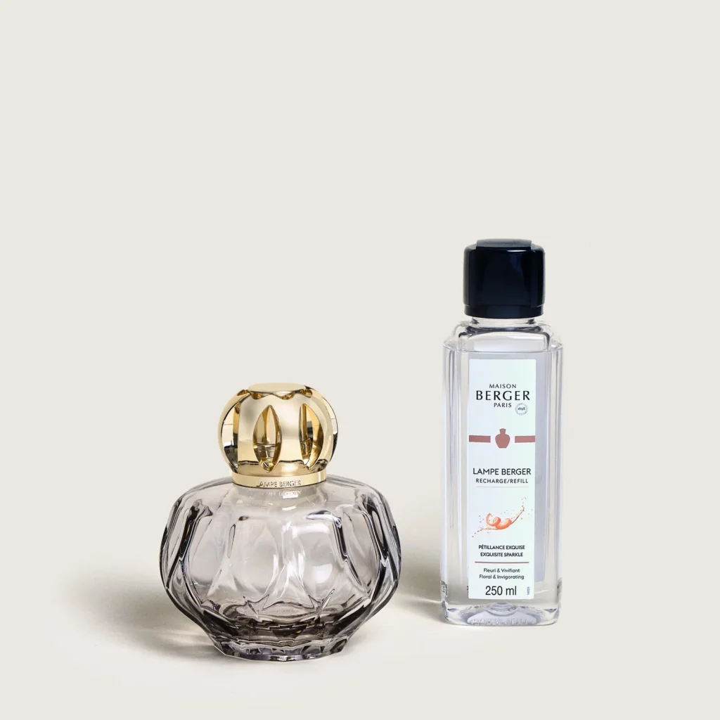 COFFRET LAMPE ROSALIE GRISE SENTEUR PETILLANCE EXQUISE - Photo N°1