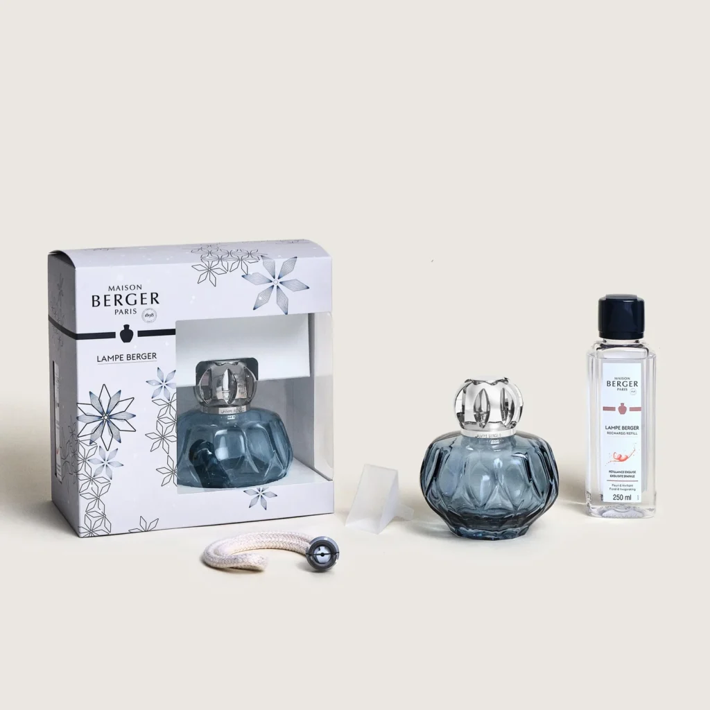 COFFRET LAMPE ROSALIE BLEUE SENTEUR PETILLANCE EXQUISE - Photo N°6