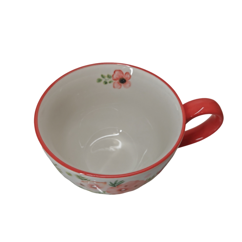 BOL JUMBO ZELY DECOR DE FLEURS ET ROSE 45 CL 11.5 CM - Photo N°2