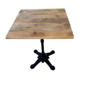 PLATEAU MANGUIER VERNIS 60 X 60 X 3 CM