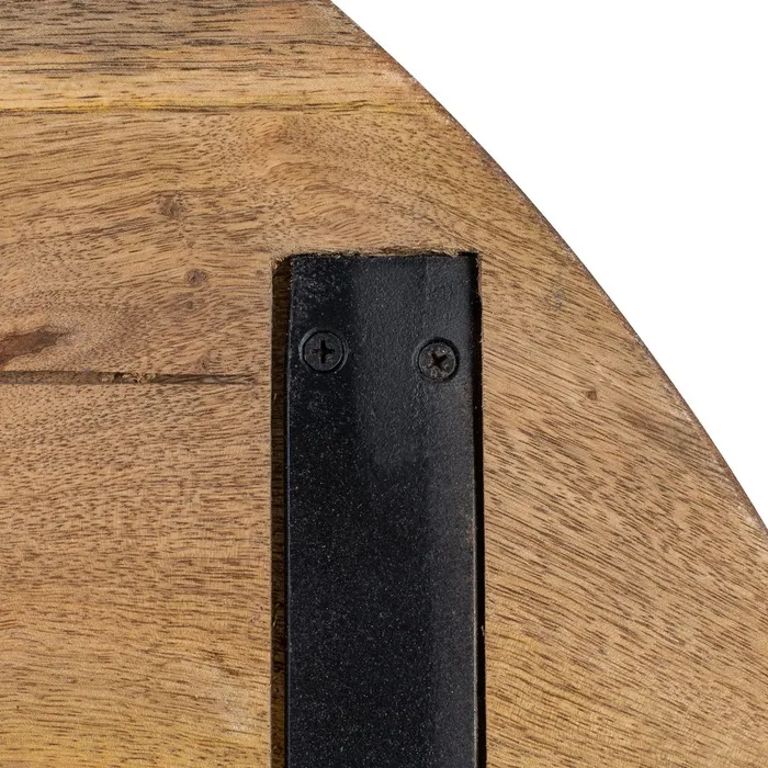 PLATEAU MANGUIER VERNIS ROND 60 X 60 X 3 CM - Photo N°2