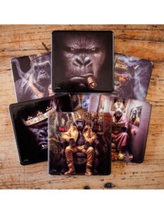 SET DE 6 SOUS VERRES DIFFERENTS COLLECTION GRANGER 10 X 10 CM