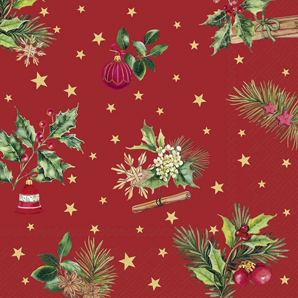 MORGIANA Lot De 50 Serviettes De Table Rouges Élégantes - Serviettes En Papier Style Lin 40x40cm, Jetables Écologiques Pour Noël, Mariages, Fêtes Et Restaurants