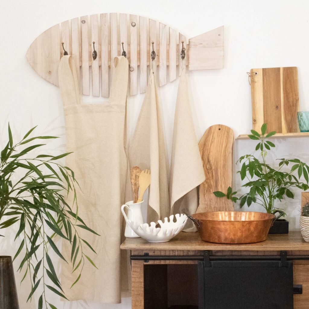 TABLIER JAPONNAIS METISSE 180 COULEUR NATUREL - Photo N°3