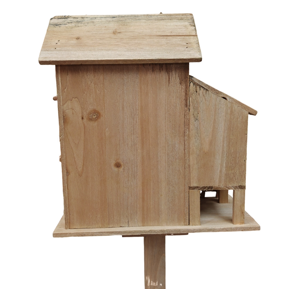 CABANE A OISEAUX SUR PIED ESPRIT CHALET 33 X 36(85) X 16 CM - Photo N°2