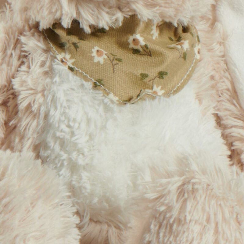 LAPIN BEIGE ET BLANC  NOMME TYKO 33 CM - Photo N°2