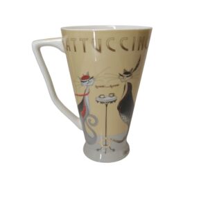 COFFRET  MAXI MUG  COLLECTION CATTUCCINO CATITUDES ROBERTSON 500 ML COUPLE