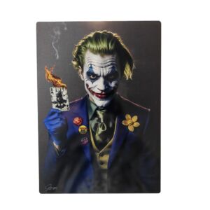 IMPRESSION AS OF JOKER DE GRANGER SUR DIBOND AVEC ATTACHE 20 X 28 CM