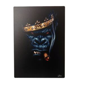 IMPRESSION BAD KING DE GRANGER SUR DIBOND AVEC ATTACHE 20 X 28 CM
