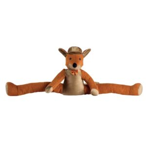 BOUDIN DE PORTE RENARD ROUX EN TISSU 95 X 34 X 20 CM