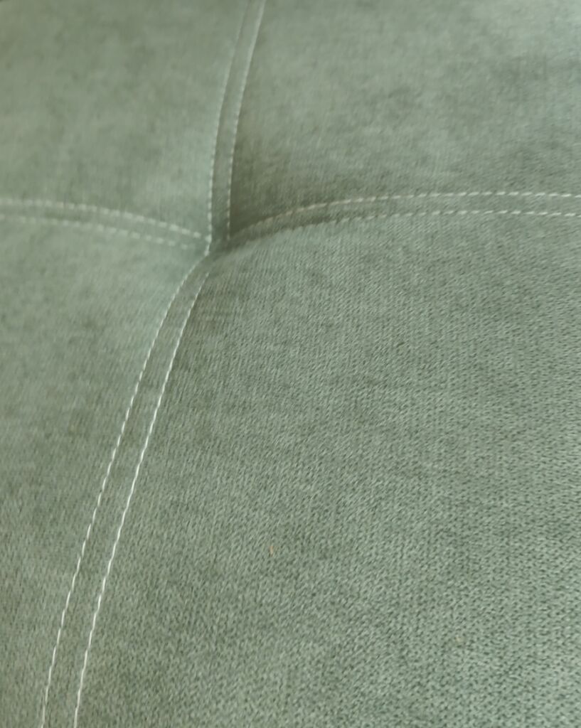 CHAISE DE BAR TISSU COULEUR VERT D'EAU 52 X 97 X 56 CM ASSISE 64 CM - Photo N°2