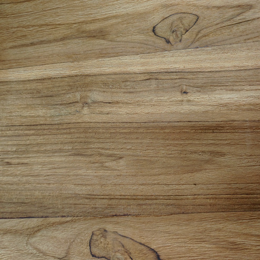 BAHUT BAS EN TECK NATUREL RECYCLE 175 X 86 X 53 CM 2 P 3T - Photo N°7